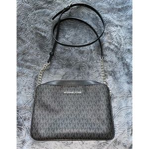Black MK crossbody purse